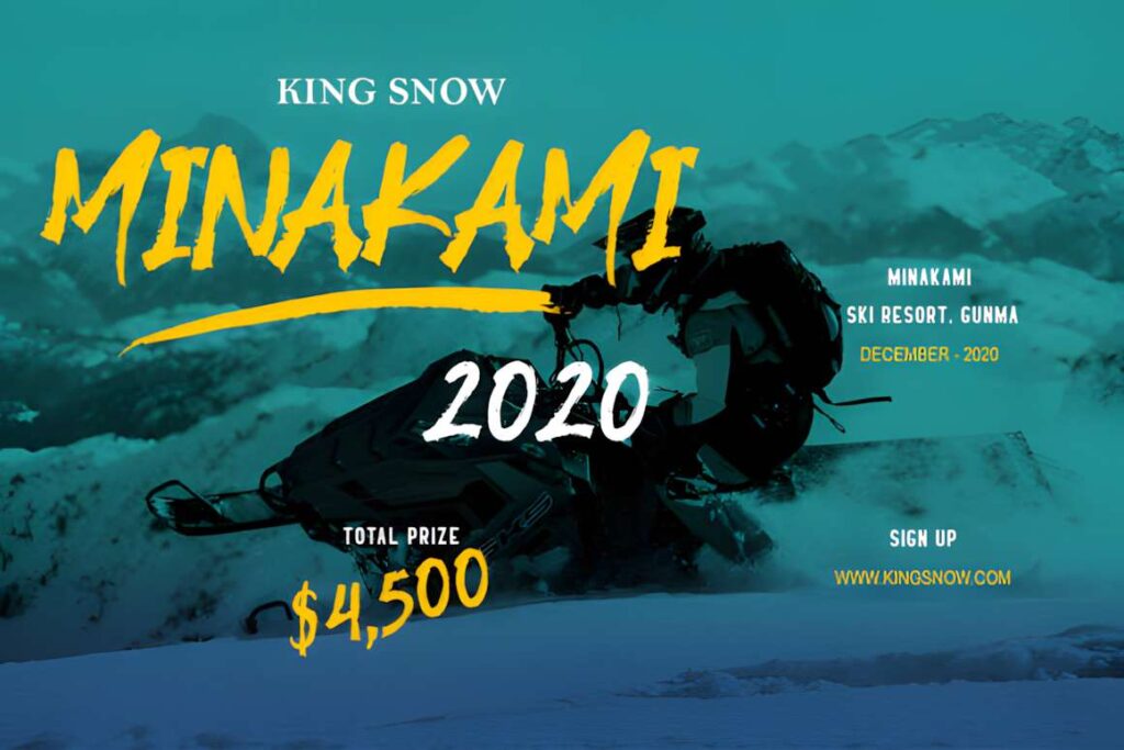 29 Canva Fonts for Painted Banners That Stand Out 96 Canva fonts for painted banners used in a dynamic ski event poster with bold yellow and white brush-style text