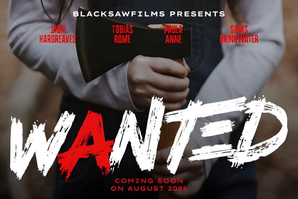 29 Canva Fonts for Painted Banners That Stand Out 124 Bold rough textured all-caps font used in a painted banner design for a movie poster — Canva fonts for painted banners