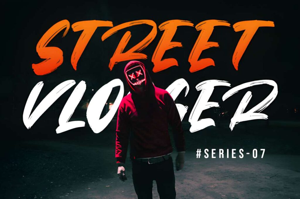 29 Canva Fonts for Painted Banners That Stand Out 113 Canva fonts for painted banners featuring bold orange and white brush lettering with a dark background